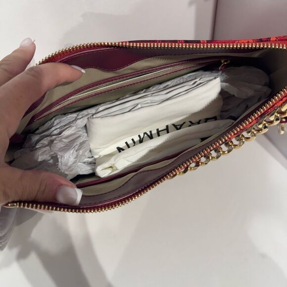 NWT Brahmin Shayna pomegranate Amalthea - Picture 3 of 4